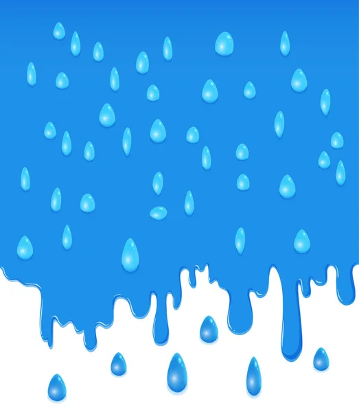 Texture Eau Bleue Illustration Fond — Image vectorielle