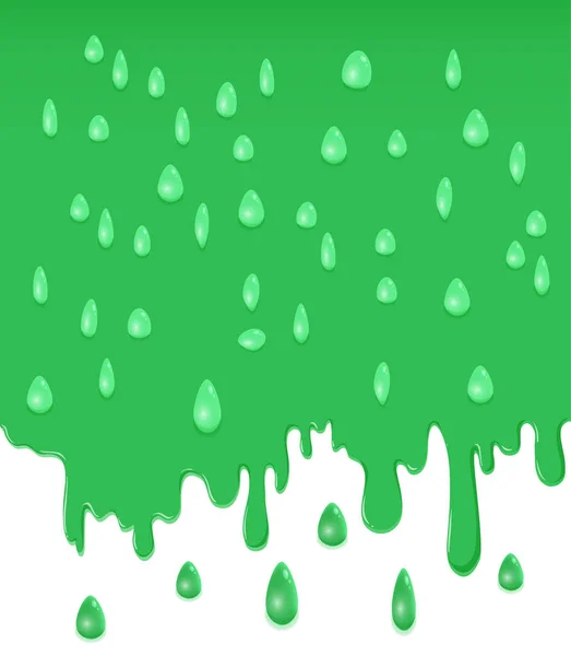 Illustration Fond Vert Dégoulinant — Image vectorielle