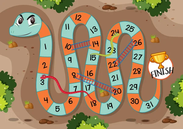 Juego Mesa Serpiente - Juego Serpientes Y Escaleras Con Tablero De Madera Djeco - Descarga gratis este vector de juego de mesa serpiente y escalera y descubre más de 11 millones de recursos gráficos en freepik.