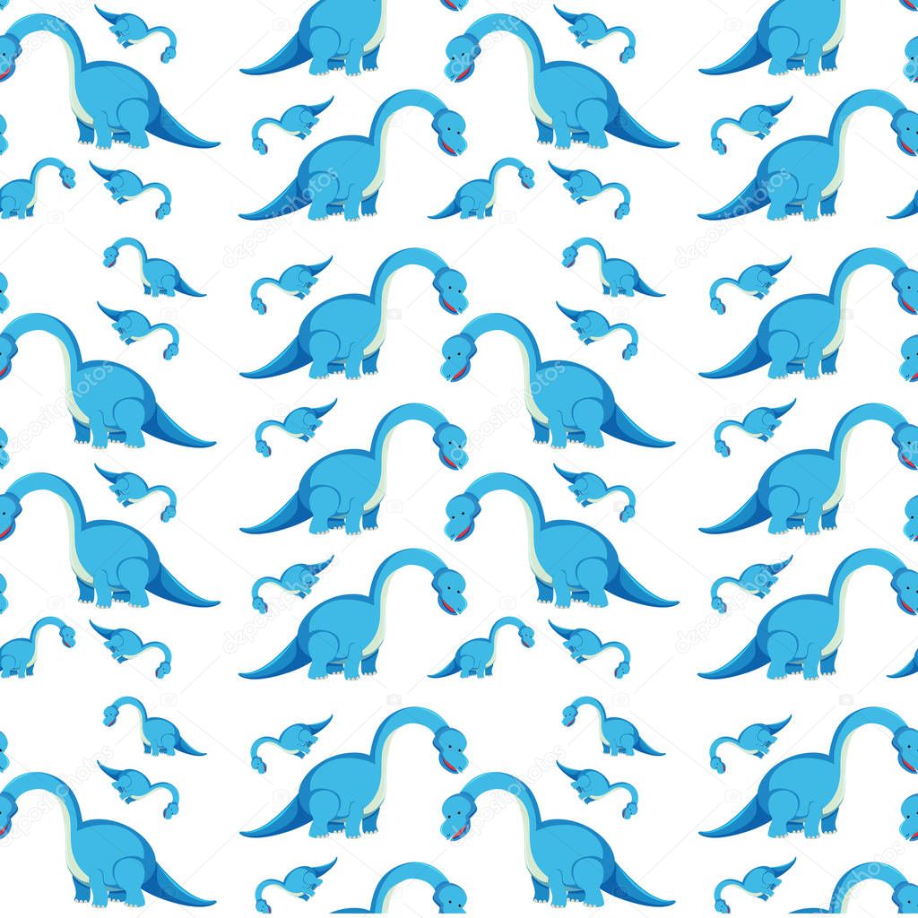 A dinosaur seamless pattern illustration