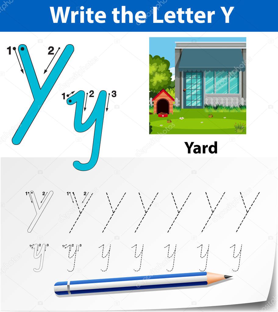 Download Letter Tracing Alphabet Worksheets Illustration — Stock ...