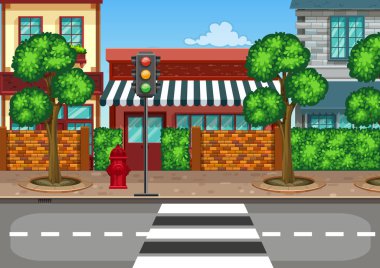 Kentsel bir sokak görünümü