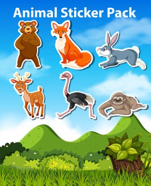 Bir paket hayvan çıkartma