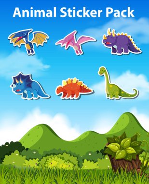 Dinozor karakter kümesi