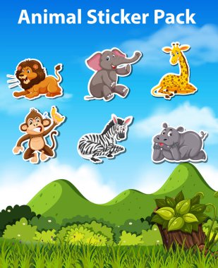 Hayvan etiket kümesi