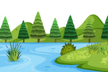 Bir beautifil doğa arka plan