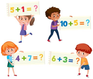 Matematik ek kart seti