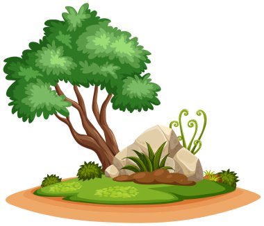 İzole edilmiş bir doğa ağacı