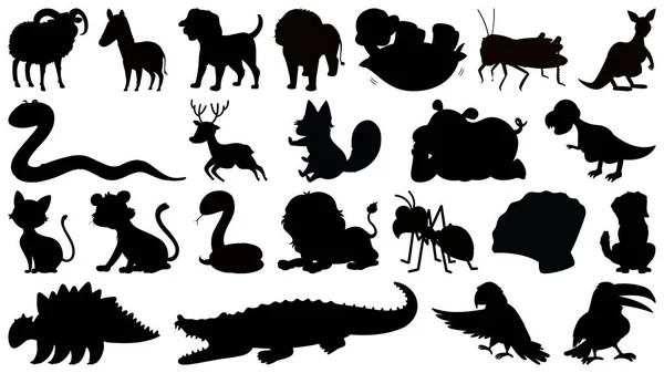 Conjunto de carácter animal — Archivo Imágenes Vectoriales