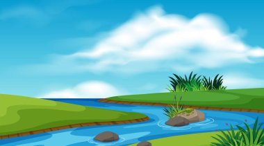 Basit bir doğa manzarası