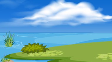 Basit bir doğa sahnesi