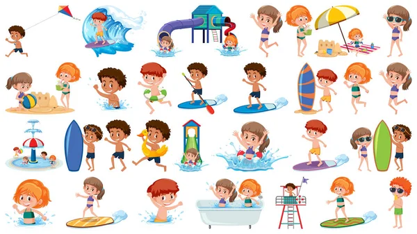100,000 Summer kids Vector Images | Depositphotos