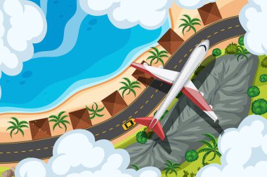 Havadan izleme sahneleri seti