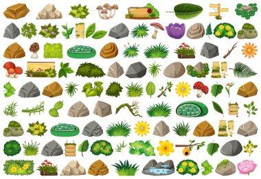 Yalıtılmış nesneler kümesi teması - doğa