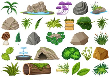 Yalıtılmış nesneler kümesi teması - doğa