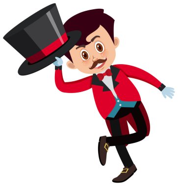 Beyaz arka planda yüzük yöneticisinin tek karakteri