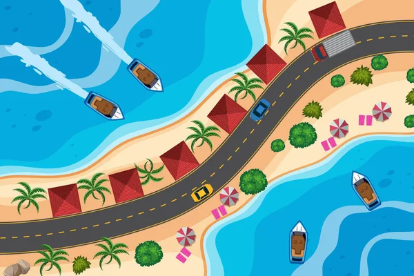 Havadan izleme sahneleri seti