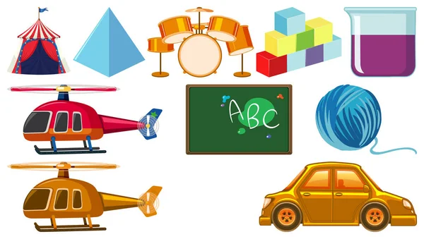 Çocuk oyuncakları çizimi