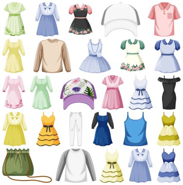 Moda kıyafetleri çizimi