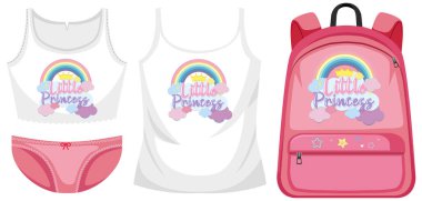 Tek boynuzlu at kıyafeti çizimleri.