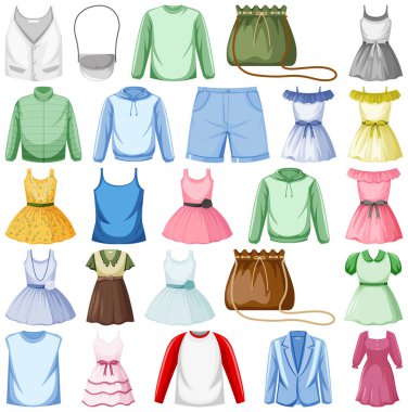 Moda kıyafetleri çizimi