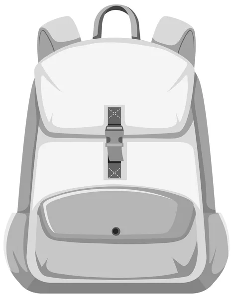 Mochila Isolada Sobre Fundo Branco Ilustração —  Vetores de Stock