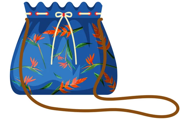 Bolso Sholder Aislado Sobre Fondo Blanco Ilustración — Vector de stock