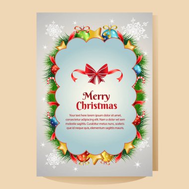 topu dekorasyonu ile mutlu Noeller