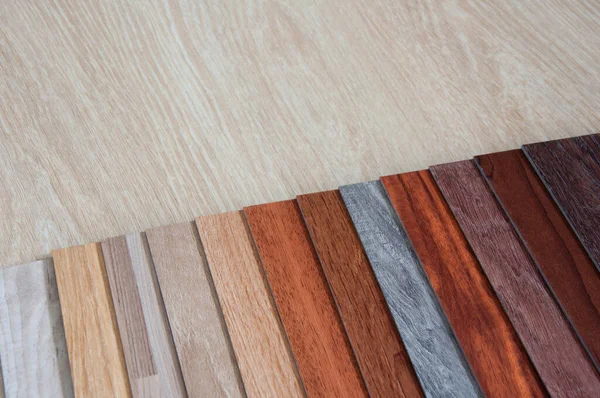 Wood Materials Materials Construction Interior Design Material Sample Wood Laminate — Stock Photo, Image