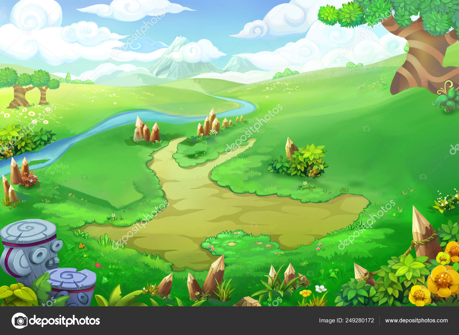 Unreal Magic Forest Illustration Background Stock Photo Image By C Nextmars Unreal Magic Forest Illustration Background Stock Photo Image By C Nextmars