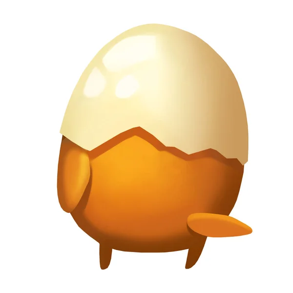 Крупним Планом Вид Барвисту Ілюстрацію Яєць — стокове фото