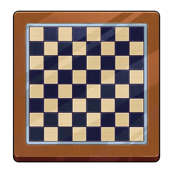 International Chess Board. Fantastic Cartoon Style Game Asset Design. Illustration