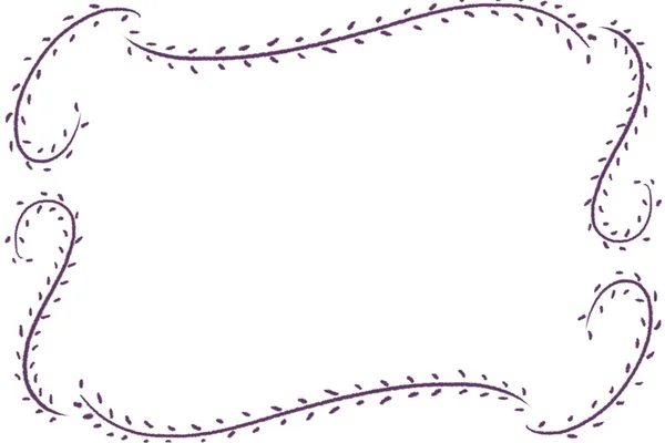 Иллюстрация Рамки Линейной Карточки — стоковое фото