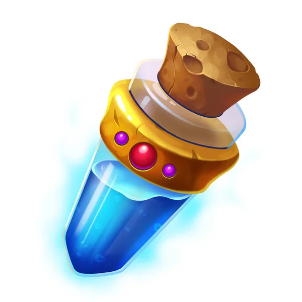 Närbild Bild Magic Potion Illustration — Stockfoto