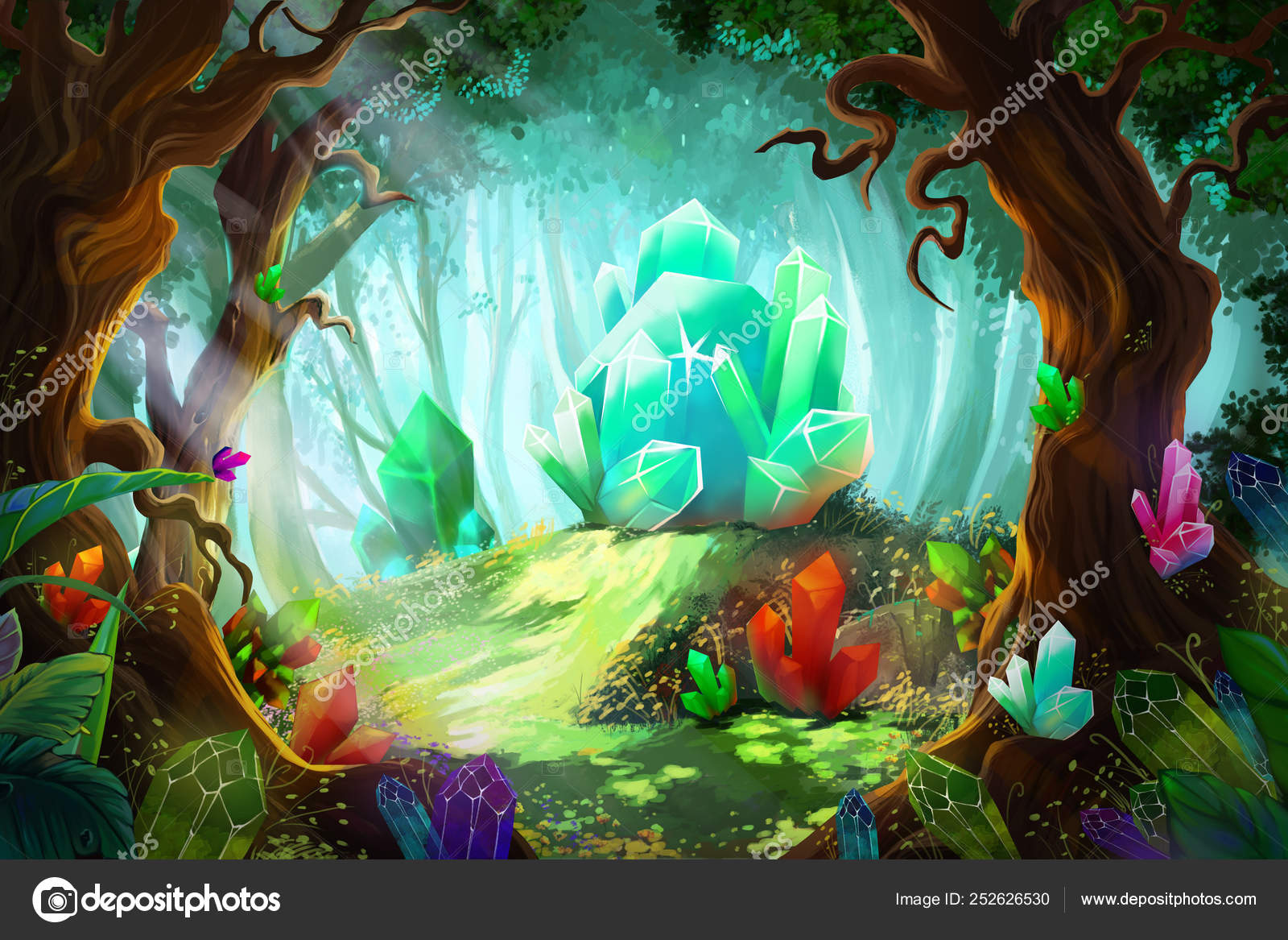 The Magical Crystal Forest