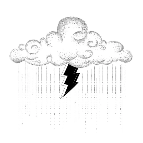 Тату гроза молния эскиз