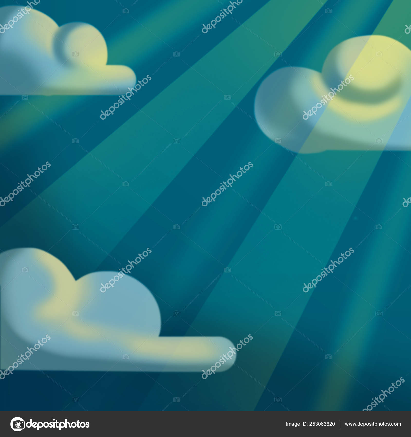 雲と太陽の光と暗いスタイルの空 ビデオゲームデジタルcgアートワーク コンセプトイラスト リアルな漫画スタイルの背景 ストック写真 C Nextmars