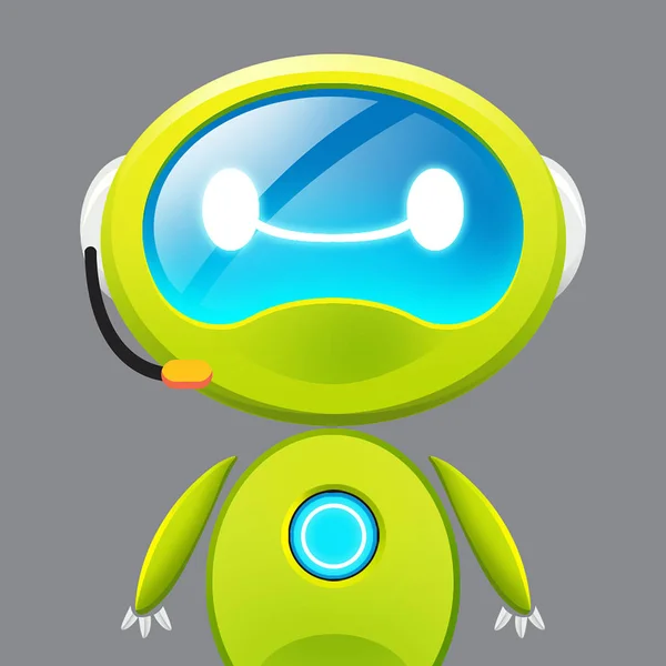 Robot Chat Robot Talking Robot Portret Artwork Concept Art Realistische — Stockfoto