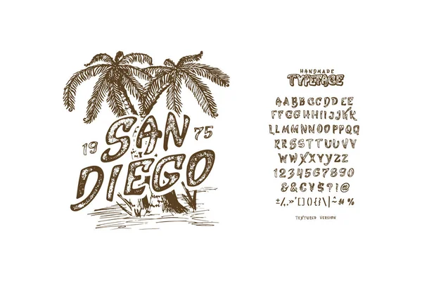 Fuente San Diego . — Vector de stock