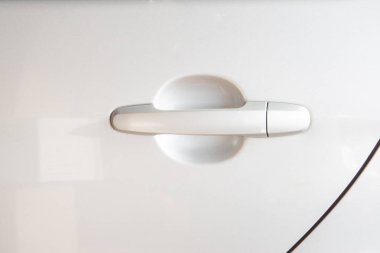 Kilit açma kolu, tasarım, kızılötesi düğmesi, lüks araba ile kapı paneli.