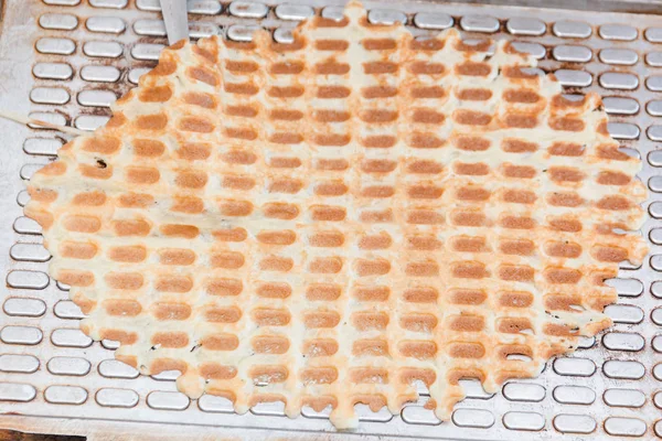 Dough Wafers Production Dough Wafers Ingredients Pastries — Stock Photo, Image