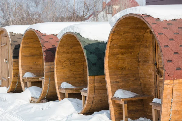 Yuvarlak Hamam. Buhar üretimi. Banyo Rusya'da. Sauna satış için hazır. Hamam