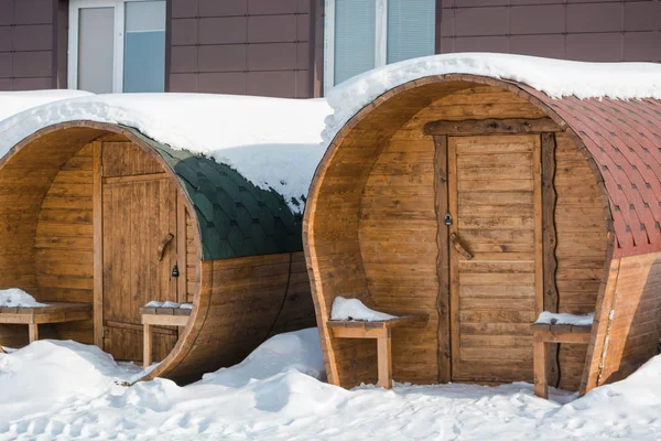 Yuvarlak Hamam. Buhar üretimi. Banyo Rusya'da. Sauna satış için hazır. Hamam