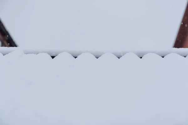 A textura da neve. Neve perto . — Fotografia de Stock