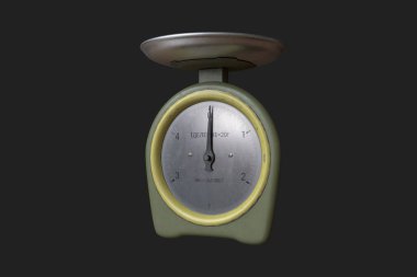 Mutfakta eski Sovyet mutfak Terazi