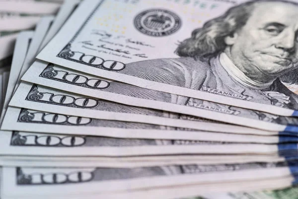 Money background. close up view of cash money dollars bills.