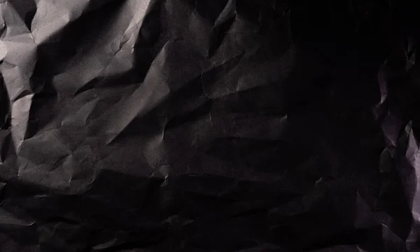 砕いた黒い紙の質感 デザインの背景のための創造的なヴィンテージ — ストック写真