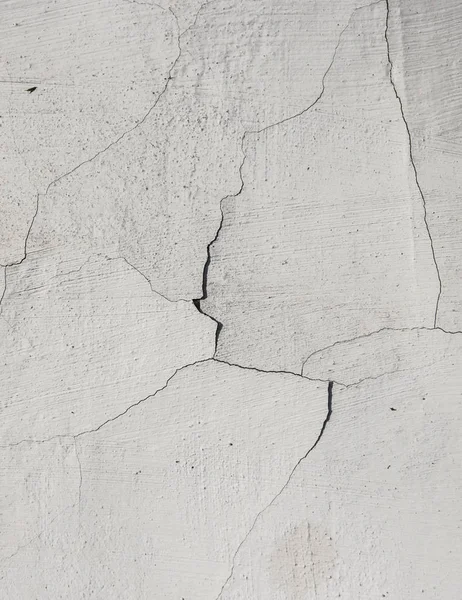 Фон текстура белая стена сломанный старый трещины — стоковое фото