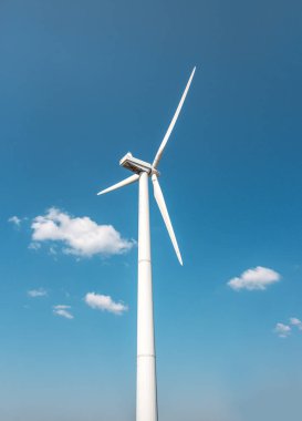 Rüzgar jeneratör elektrik üç bıçaklar