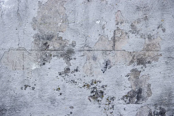 Текстурная стена серая старая штукатурка с трещинами — стоковое фото